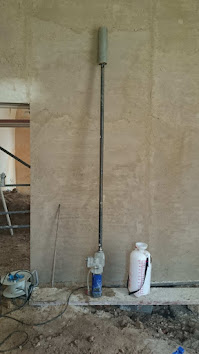 Jádrová vrtačka s prodloužením pro otvor Ø 15 cm a hloubku 3 m
